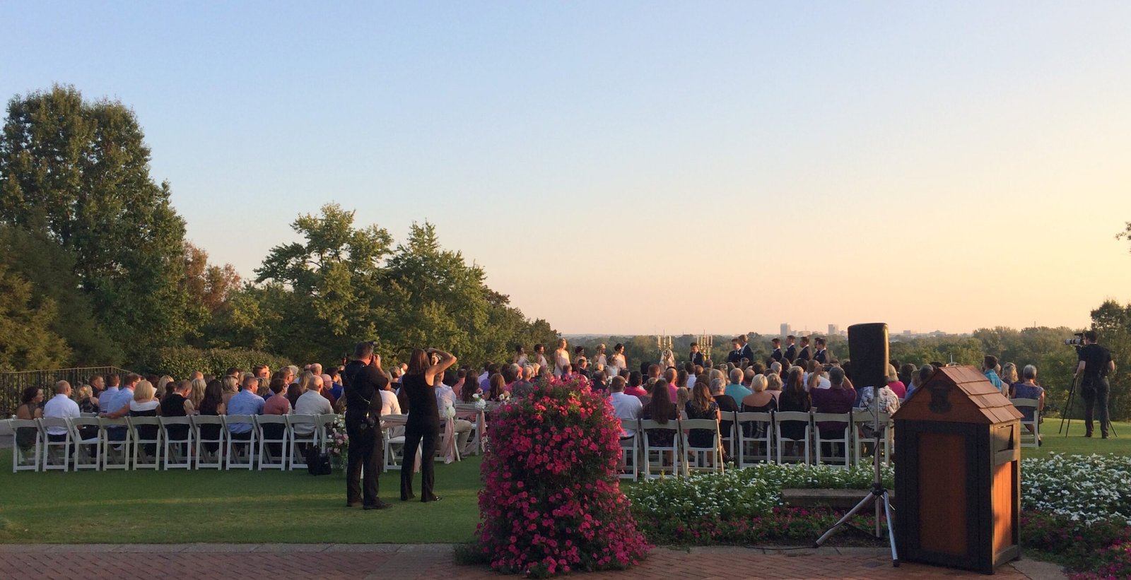 Outdoor Sunset Ceremony