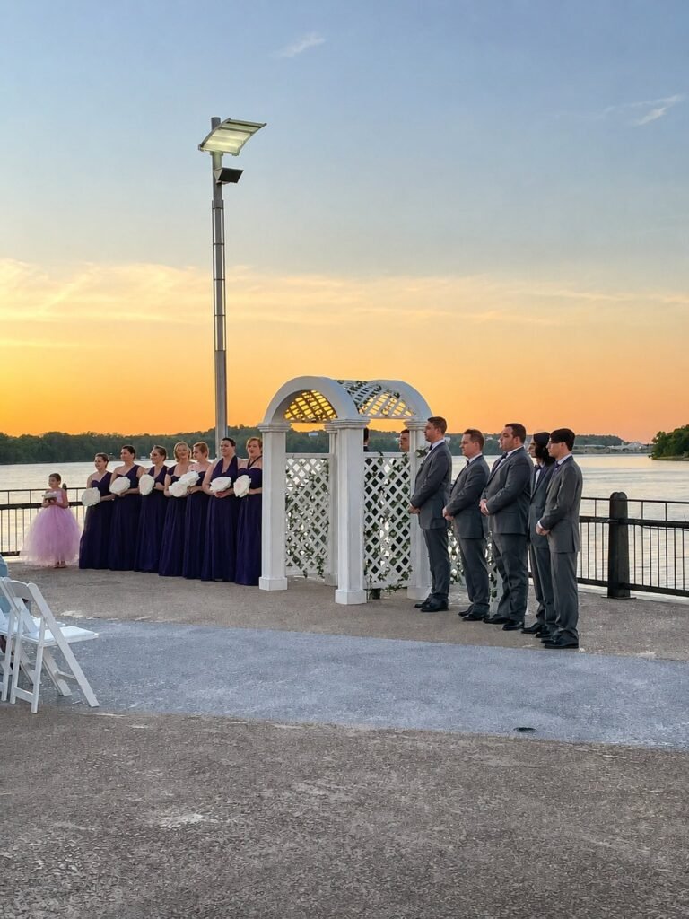 Hopkinsville Kentucky Wedding DJ 6 Owensboro KY Convention Center riverfront wedding ceremony