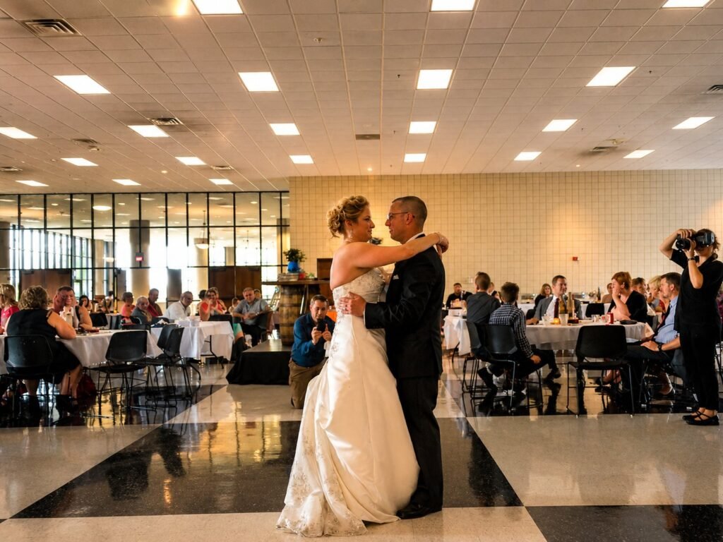 Hopkinsville Kentucky Wedding DJ 8 Hines Center Owensboro KY wedding first dance